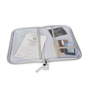 פנקס מסמכים I LOVE VICHY אפור