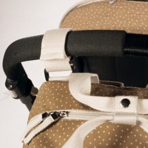 תיק גב לעגלה POPPY CINAMON נקודות