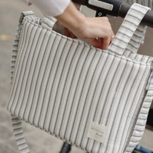 תיק עגלה בינוני BOTTON פסים