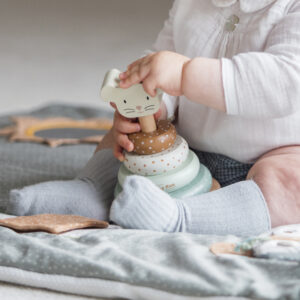 צעצוע השחלה מעץ POPPY