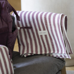 סט סדין לעגלה וטטרה CHERRY פסים