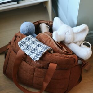 תיק החתלה MINIKA קורדרוי חום